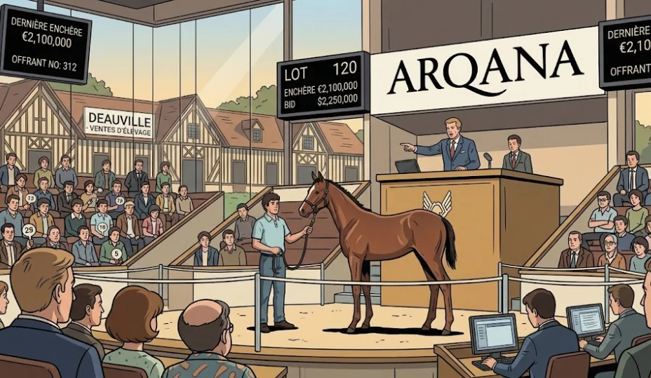 Vente d’Août 2026 : les yearlings s’arrachent à Deauville (actualisé)